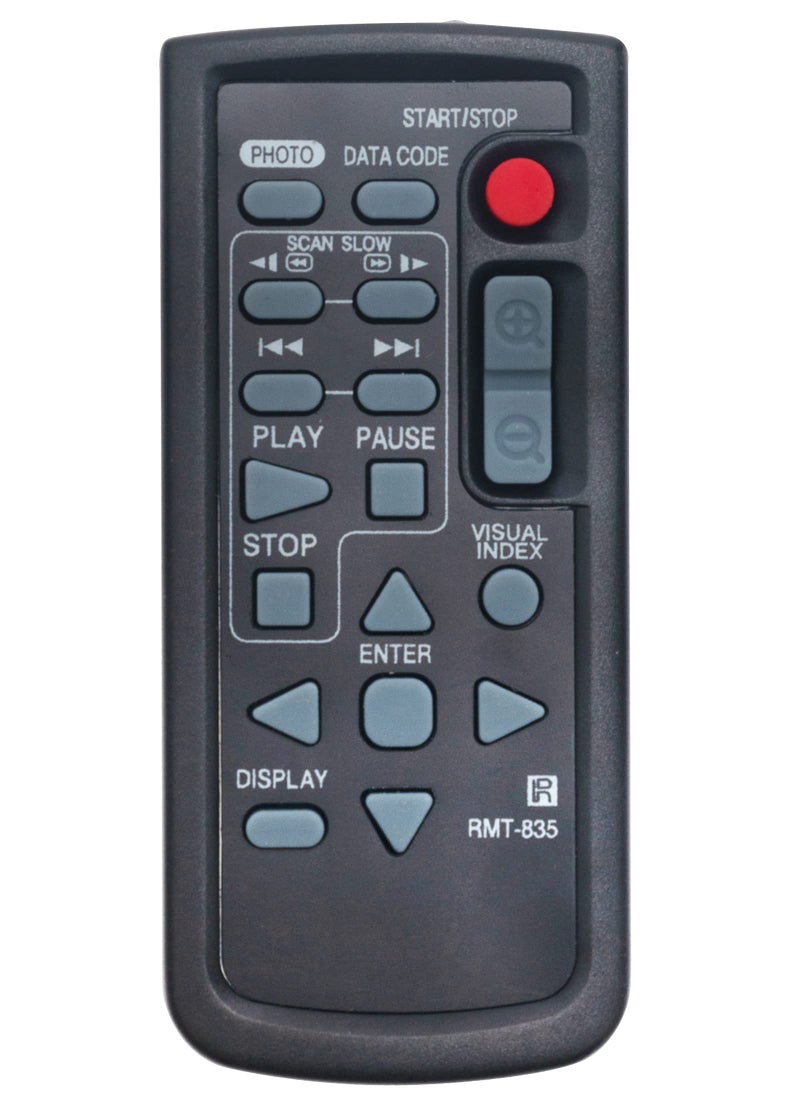 جهاز تحكم عن بُعد RMT-835 بديل متوافق مع كاميرا سوني DVD Handycam HDR-CX500 HDR-CX500E HDR-CX500V HDR-CX500VE HDR-CX505VE HDR-CX520 HDR-CX520E HDR-CX520V HDR-CX520VE FDR-AX100 FDRAX100/B HDR-TD10 DCR-DVD810